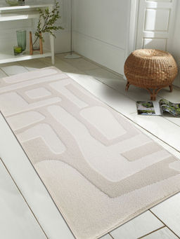 OBSESSIONS - Light Grey Chinchilla Solid Bedside Runner