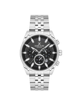 Daniel Klein Exclusive - Stainless Steel Black Dial Exclusive Men's Analog Watch - DK.1.13740-2