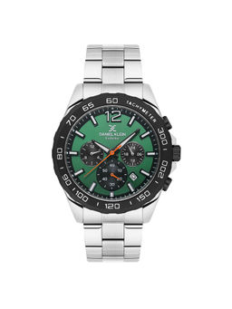 Daniel Klein Exclusive - Stainless Steel Green Dial Exclusive Men's Analog Watch - DK.1.13743-4