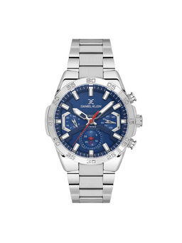 Daniel Klein Exclusive - Stainless Steel Blue Dial Exclusive Men's Analog Watch - DK.1.13747-2