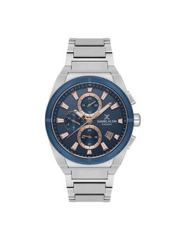 Daniel Klein Exclusive - Stainless Steel Blue Dial Exclusive Men's Analog Watch - DK.1.13750-4