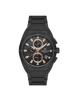 Daniel Klein Exclusive - Stainless Steel Black Dial Exclusive Men's Analog Watch - DK.1.13750-5