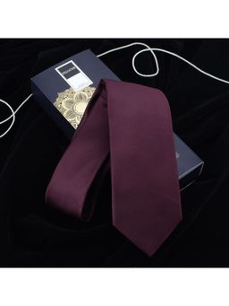 PELUCHE - Modish Maroon Necktie for Men