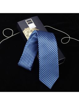 PELUCHE - Mini Blue Arrows Necktie for Men