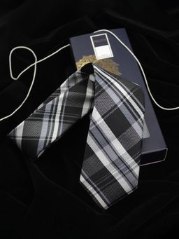 PELUCHE - Charismatic Black Necktie for Men