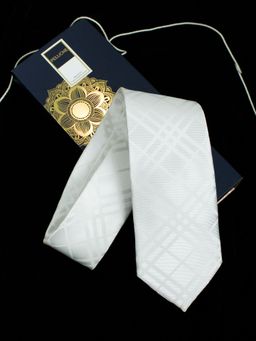 PELUCHE - Stunning White Necktie for Men