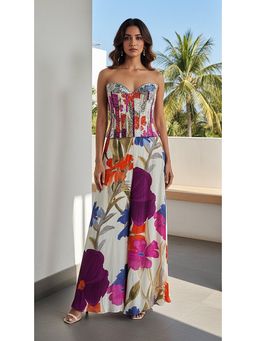 Basanti Kapde aur Koffee - The Lumina Garden Embroidered Co-ord Set