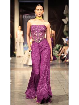 Basanti Kapde aur Koffee - The Mystic Plum Embroidered Co-ord Set