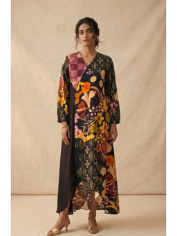Vedika M - Dusky Bloom A Line Maxi Dress