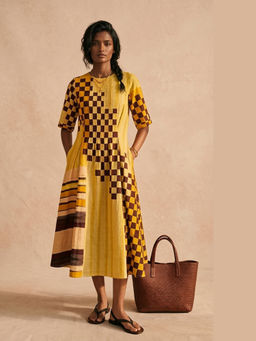 Vedika M - Golden Hour A-Line Midi Dress