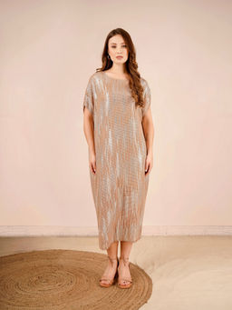 Onto by Aanchal - Gold Ruby Dress