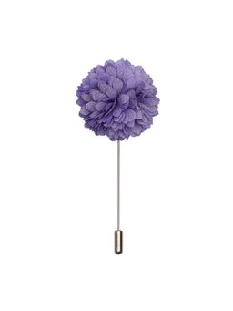 PELUCHE - Enchanting Bloom Lavender Floral Brooch For Men
