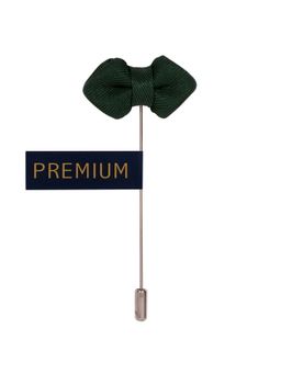 PELUCHE - Mini Bow Green Brooch Lapel Pin For Men
