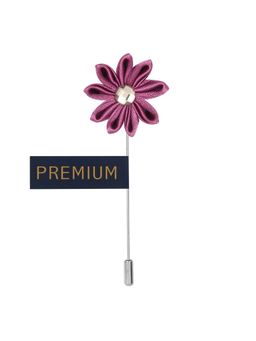 PELUCHE - Glowing Petals Purple Brooch Lapel Pin For Men