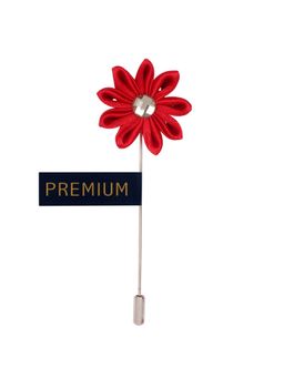 PELUCHE - Glowing Petals Red Brooch Lapel Pin For Men