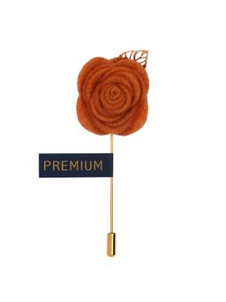 PELUCHE - The Prince Charming Light Brown Brooch Lapel Pin For Men