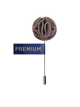 PELUCHE - Refined Grace Grey Brooch Lapel Pin For Men