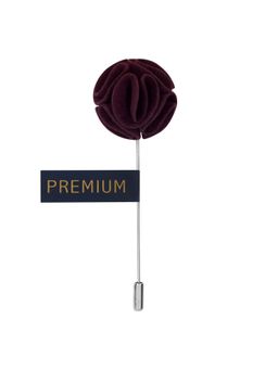 PELUCHE - The Dahlia Flower Purple Brooch Lapel Pin For Men