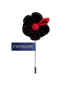 PELUCHE - Dual Shaded Beauty Black Brooch Lapel Pin For Men
