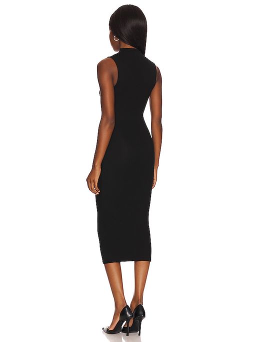 Buy Enza Costa Silk Knit Sleeveless Twist Midi Dress Online