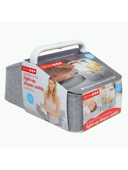 Skip Hop Diaper Changing Kits Light Up Diaper Caddy Heather Birth+ to 24M