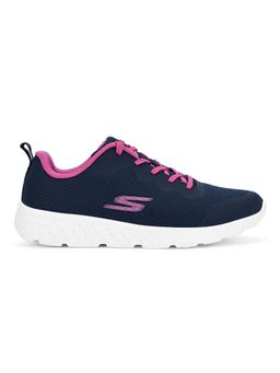 SKECHERS - Girls Navy Blue Go Run 400 Sports Running Shoes