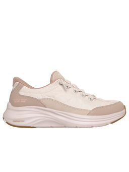 SKECHERS - Girls Contour Foam Beige Casual Sneakers