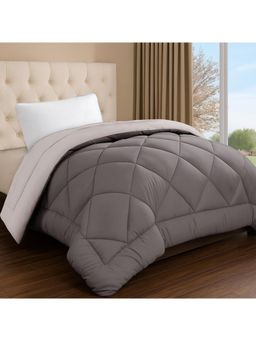 Story@Home - Reversible Comforter Microfiber Reversible Blankets (Mocha & Vanilla)