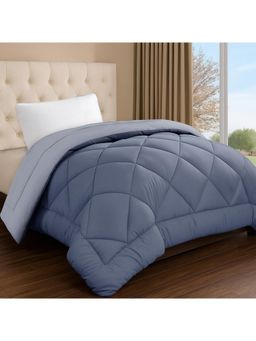 Story@Home - Reversible Comforter Microfiber Reversible Blankets (Blueberry & Lavender)