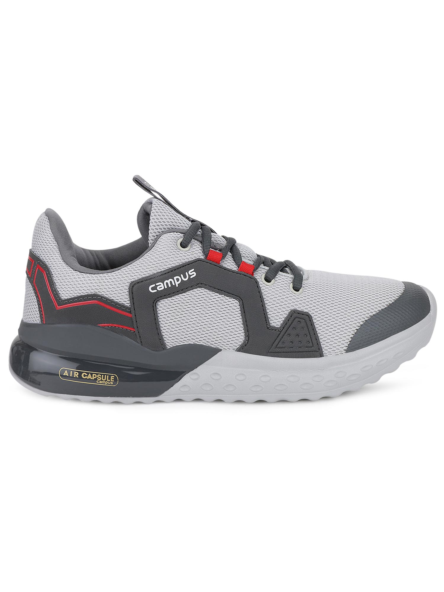 Campus PATRIK PRO Grey Running Shoes 
