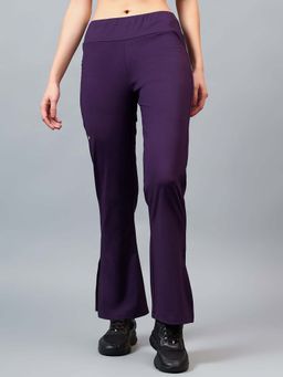Dida - Women Stretchable Dry-Fit Activewear Yoga Training Sports Purple Tights