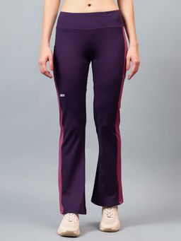 Dida - Women Stretchable Dry-Fit Activewear Yoga Gym Training Sports Purple Tights