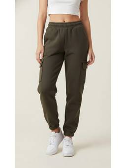 WINEBERRY - Women Olive Utility Chic Meets Premium Comfort Cargo