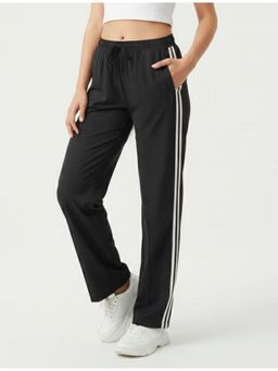 WINEBERRY - Women Black Ragular Fit Track Pant