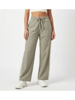 WINEBERRY - Women Olive Ragular Fit Track Pant