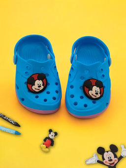 Yellow Bee - Disney Mickey Mouse Clogs with 3D Character Charm-Blue