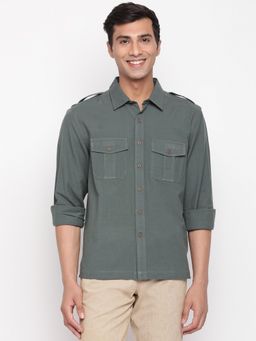 Fabindia - Blue Cotton Regular Shirt