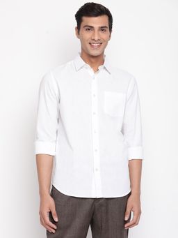 Fabindia - White Cotton Regular Shirt (XS)