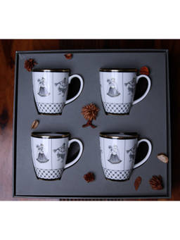 Kaunteya - Gift Set Byah Set Of 4 Coffee Mugs