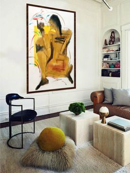 The Art House - Abstract Painting Multicolor (40X30 Inches)