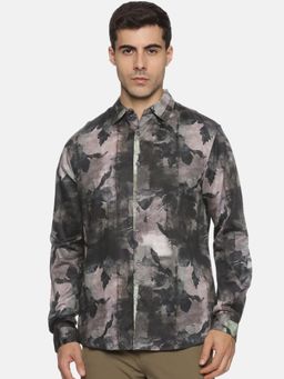 MELVIN JONES - Arsenic Printed Shirt