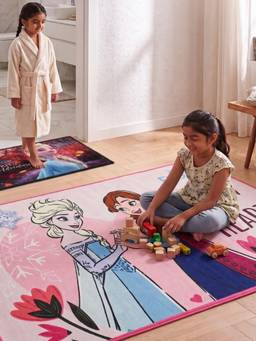 Athom Living - Disney Frozen Carpet And Get Bathmat Free Multi-Color (3x5 feet) (Pack of 2)