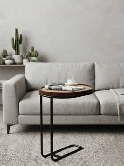 The Home Co - Rattan - Oval Side Table