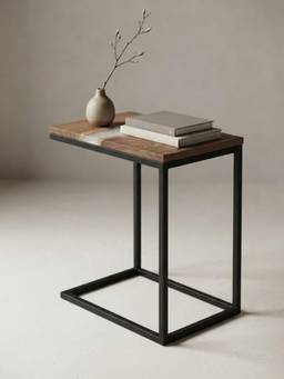 The Home Co - Side Table Rectangle - Epoxy Resin
