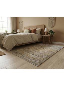Bungalow and Beyond - Printed Floor Rugs Brown