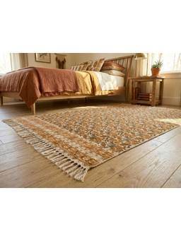 Bungalow and Beyond - Printed Floor Rugs Brown