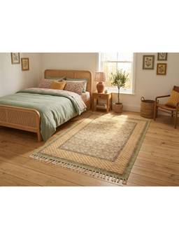 Bungalow and Beyond - Printed Floor Rugs Brown