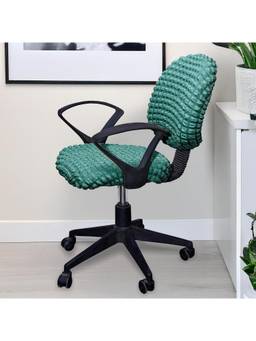 Cortina - Bubble Office Chair Cover Green (Pack of 2)