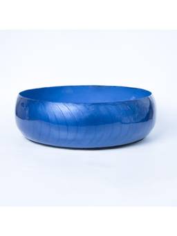 Voncasa - Blue Textured Decorative Bowl