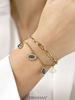 SWASHAA - Blue Gracie Evil Eye Bracelet